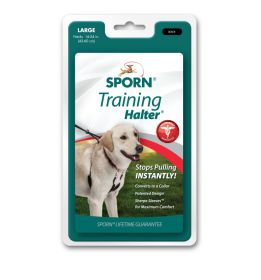 Sporn Original Training Halter for Dogs (Size: Large Red)