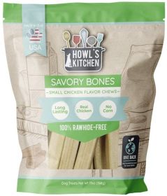 Howls Kitchen Savory Bones Flavored Chews (Size: Small 13oz Chicken Flavor)