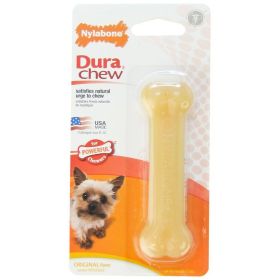 Nylabone Dura Chew Dog Bone - Original Flavor (Size: Petite 1 Pack)