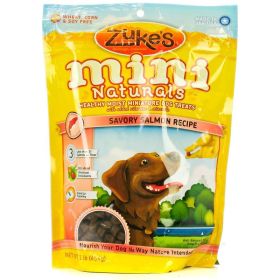 Zukes Mini Naturals Dog Treat - Savory Salmon Recipe (Size: 1lb)