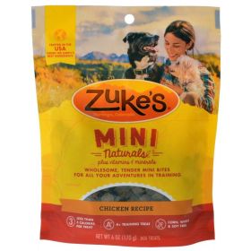 Zukes Mini Naturals Dog Treat - Roasted Chicken Recipe (Size: 6oz)