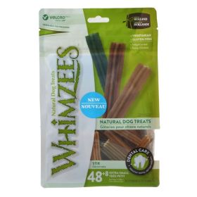 Whimzees Natural Dental Care Stix Dog Treats (Size: X-Small 56 pack 5-15lbs)