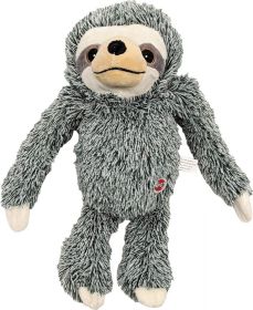 Spot Fun Sloth Plush Dog Toy Assorted Colors (Size: 13")