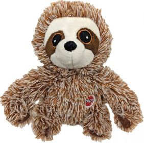 Spot Fun Sloth Plush Dog Toy Assorted Colors (Size: 7")