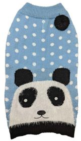 Fashion Pet Panda Dog Sweater (Size: Small Blue)