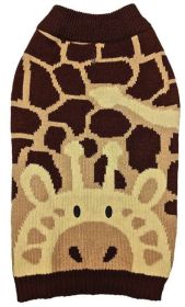 Fashion Pet Giraffe Dog Sweater (Size: XX-Small Brown)