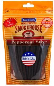Smokehouse Pepperoni Stix Dog Treats 8" (Size: 8oz)