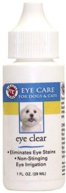 Miracle Care Eye Clear for Dogs and Cats (Size: 10z)