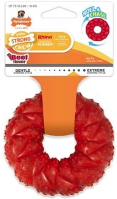 Nylabone Strong Chew Braided Ring Dog Toy Beef Flavor (Size: Wolf)