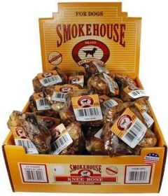 Smokehouse Treats Knee Bone (Size: 25 Pack)
