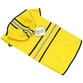 Fashion Pet Rainy Day Dog Slicker (Size: Large (19"-24" From Neck to Tail) Yellow)