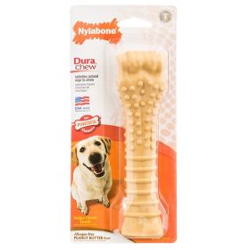 Nylabone Dura Chew Souper Bone - Peanut Butter Flavor (Size: 7.75" Bone - (For Dogs over 50 lbs))