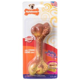 Nylabone Flavor Frenzy Dura Chew Bone - Bacon, Egg & Cheese Flavor (Size: Giant (Dogs up to 50 lbs) 1 Count)