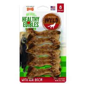 Nylabone Natural Healthy Edibles Wild Bison Chew Treats (Size: Small 8 pack)