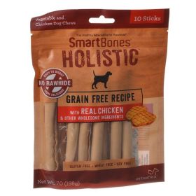 SmartBones Holistic Stick Chews - Chicken (Size: 5" 10 pack 5" Sticks)