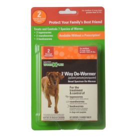 Sentry Worm X Plus - Large Dogs (Size: 2  Count)