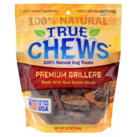 True Chews Premium Grillers with Real Steak (Size: 10oz)