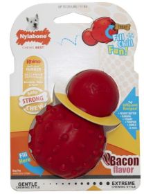 Nylabone Rhino Stuffable Dog Chew Toy - Bacon Flavor (Size: Regular)