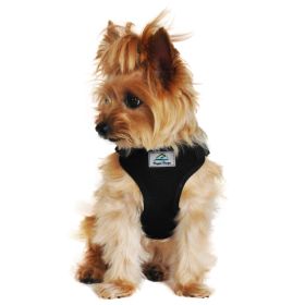 Wrap and Snap Choke Free Dog Harness - Black (Size: X-Small)