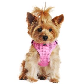 Wrap and Snap Choke Free Dog Harness - Candy Pink (Size: X-Small)