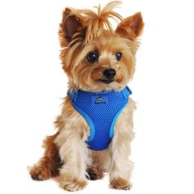 Wrap and Snap Choke Free Dog Harness - Cobalt Blue (Size: X-Small)
