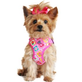 Wrap and Snap Choke Free Dog Harness - Maui Pink (Size: X-Small)