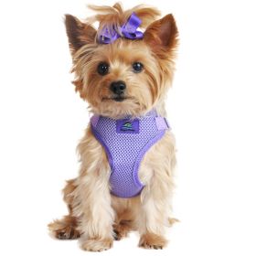 Wrap and Snap Choke Free Dog Harness - Paisley Purple (Size: X-Small)