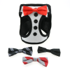 American River Harness Dog Tux with 4 Bows