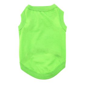 100% Cotton Dog Tanks - Green Flash (Size: X-Small)
