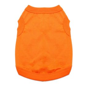 100% Cotton Dog Tanks - Sunset Orange (Size: X-Small)