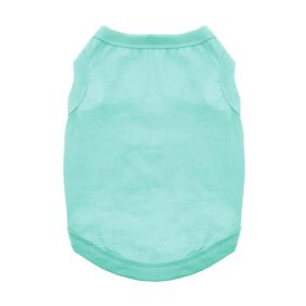 100% Cotton Dog Tanks - Teal (Size: X-Small)