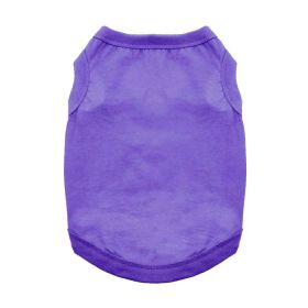 100% Cotton Dog Tanks - Ultra Violet (Size: X-Small)
