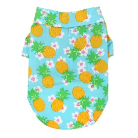 Hawaiian Camp Shirt - Pineapple Luau (Size: XX-Small)