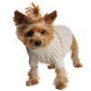 Dog Cable Knit 100% Cotton Sweater       Oatmeal