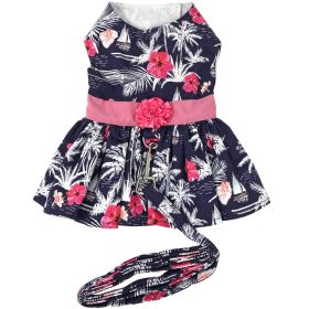 Moonlight  Sails Harness Dress with Matching Leash (Size: X-Small)