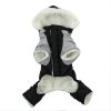 Black and Grey Ruffin It Dog Snow Suit Harness