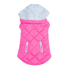 Weekender Dog Sweatshirt Hoodie - Pink (Size: X-Small)