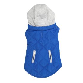 Weekender Dog Sweatshirt Hoodie - Royal Blue (Size: X-Small)
