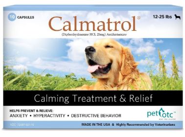 Pet OTC Calmatrol Anxiety and Hyperactivity Treatment for Dogs (Size: 12-25Lbs)