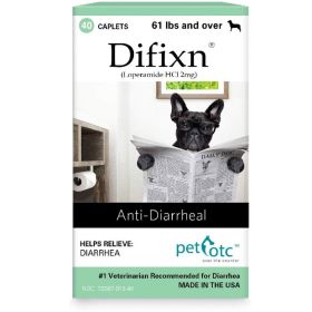 Pet OTC Difixn Anit-Diarrheal Treatment for Dogs 60+ lbs (Size: 40  Count)