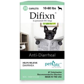 Pet OTC Difixn Anti-Diarrheal Treatment for Dogs 10-60 lbs (Size: 20  Count)