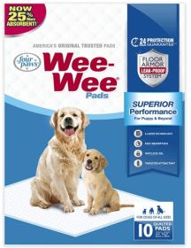 Four Paws Original Wee Wee Pads (Size: 10 Count)