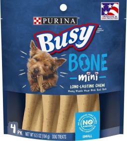 Purina Busy Bone Real Meat Dog Treats (Size: Mini 6.5oz)
