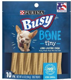 Purina Busy Bone Real Meat Dog Treats Tiny (Size: 6.5oz)