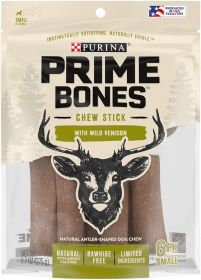 Purina Prime Bones Dog Chew Filled with Wild Boar (Size: Small 9.7oz)