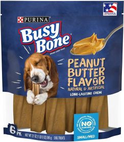 Purina Busy Bone Dog Chew Peanut Butter (Size: 21oz)