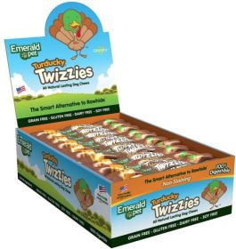 Emerald Pet Turducky Twizzies Natural Dog Chews (Size: 30 Count)