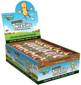Emerald Pet Peanutty Twizzies Natural Dog Chews (Size: 30 Count)