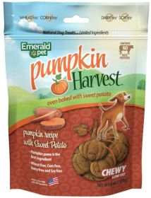 Emerald Pet Pumpkin Harvest Oven Baked Dog Treats (Flavor: Sweet Potatoe)