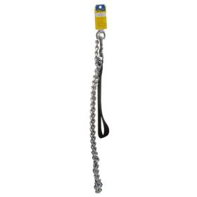 Titan Chain Lead with Nylon Handle - (Size: X-Heavy Chain 48" Long Black)